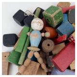 Vintage Wooden Blocks Mixed Lot