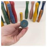 Wooden Bowling Pin Game Set