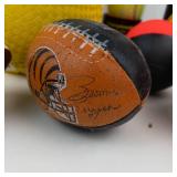 Signed Cincinnati Bengals Mini Football & Sports Ball Mixed Lot