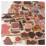 Mixed Lot Rubber Stamps