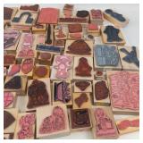 Mixed Lot Rubber Stamps