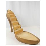 Vintage Giant Gold Just the Right Shoe High Heel Figurine Store Display Prop