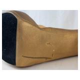 Vintage Giant Gold Just the Right Shoe High Heel Figurine Store Display Prop