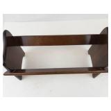 Vintage Wooden Book Trough Recipe Stand