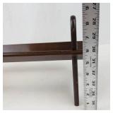 Vintage Wooden Book Trough Recipe Stand