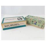 Vintage Muriel Senators Cigar Box Pair