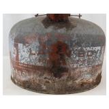 Vintage Galvanized Metal Gasoline Can