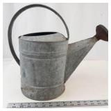 Vintage Galvanized Watering Can Rustic Garden Decor