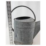 Vintage Galvanized Watering Can Rustic Garden Decor