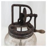 Antique Dazey Glass Butter Churn