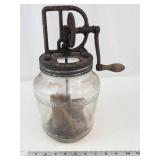 Antique Dazey Glass Butter Churn