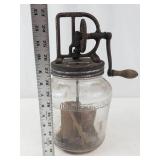Antique Dazey Glass Butter Churn