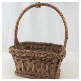 Woven Basket With Handle