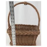 Woven Basket With Handle