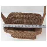 Woven Basket With Handle