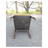 Victorian Style Walnut Side Chair With Velvet Upholstery