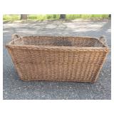 Large Woven Wicker Storage Basket
