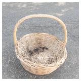 Large Woven Wicker Basket With Handle