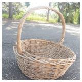 Large Woven Wicker Basket With Handle