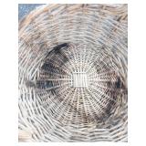 Large Woven Wicker Basket With Handle
