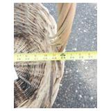 Large Woven Wicker Basket With Handle