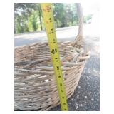 Large Woven Wicker Basket With Handle