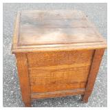 Antique Oak Chamber Pot Commode