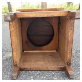 Antique Oak Chamber Pot Commode