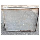 Vintage Galvanized Metal Chicken Brooder Carrier