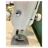 Vintage Singer 221K Sewing Machine With Case & Motor