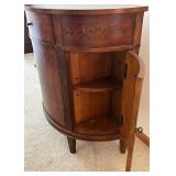 Ethan Allen Demi-Lune Console Cabinet