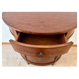 Ethan Allen Demi-Lune Console Cabinet