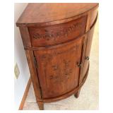 Ethan Allen Demi-Lune Console Cabinet