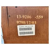 Ethan Allen Demi-Lune Console Cabinet