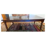 Wood Dining Table Set With Leaves & 8 Chairs