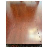Wood Dining Table Set With Leaves & 8 Chairs