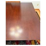 Wood Dining Table Set With Leaves & 8 Chairs
