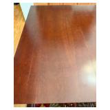 Wood Dining Table Set With Leaves & 8 Chairs