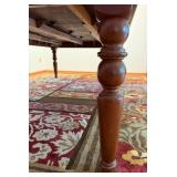 Wood Dining Table Set With Leaves & 8 Chairs