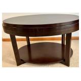 Oval Wood Accent Table