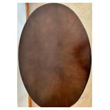 Oval Wood Accent Table