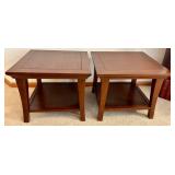 Pair of Wooden End Tables