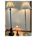 Floor Lamps & Table Lamp Set (3-Piece)