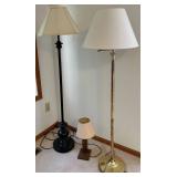 Floor Lamps & Table Lamp Set (3-Piece)