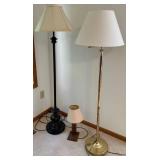 Floor Lamps & Table Lamp Set (3-Piece)