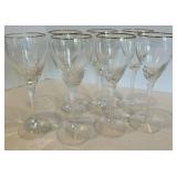 Lenox Encore Crystal Wine Glasses (Lot of 7)