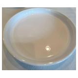 White Ceramic Bakeware Dish Set With Glass Lids (Lot of 4)