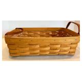 Longaberger Basket Set With Plastic Insert (Lot of 2)
