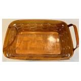 Longaberger Basket Set With Plastic Insert (Lot of 2)