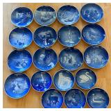 Vintage Danish Christmas Collector Plates (Lot of 19)